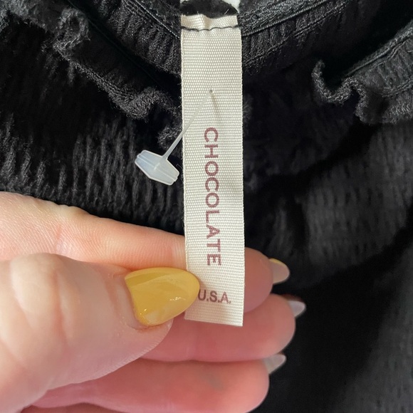 CHOCOLATE smocked top - Picture 2 of 4